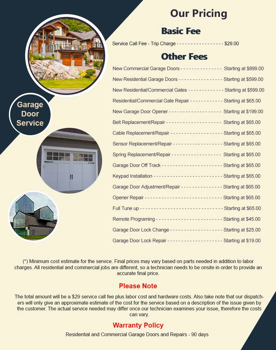 Garage Doors Store Repairs Queens, NY 347-510-3890